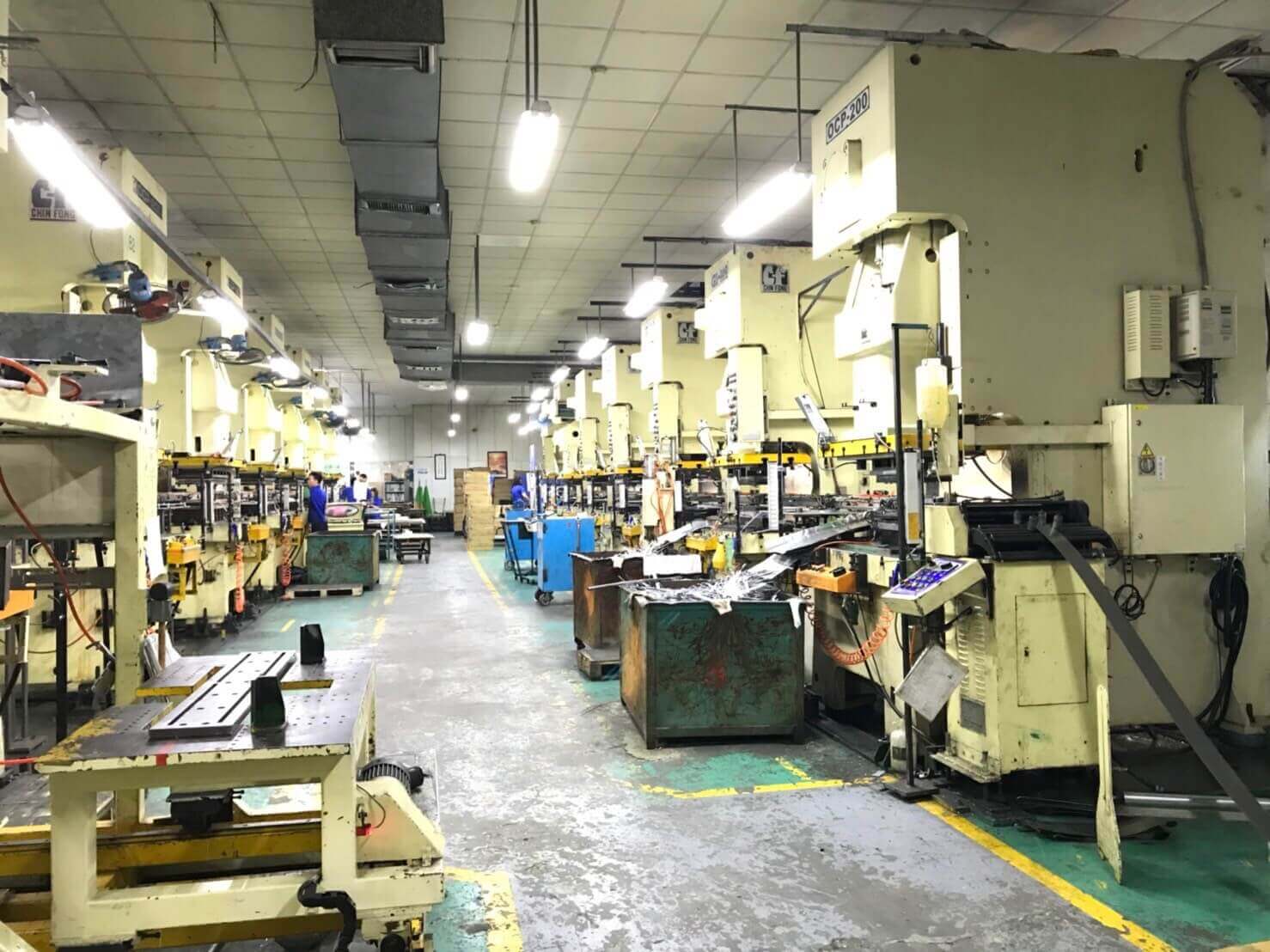 Sheet Metal Stamping Machines in Oscar Factory
